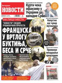 Večernje novosti - broj 4713, 3. jul 2023.