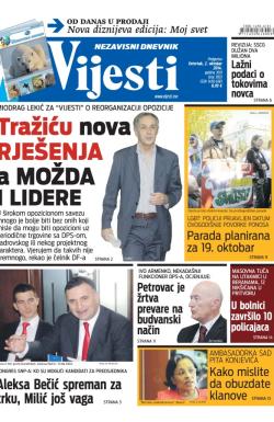 Vijesti - broj 5933, 2. okt 2014.