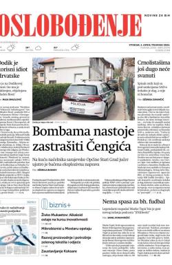 Oslobođenje - broj 27570, 2. apr 2024.