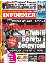 Informer CG - broj 1407, 9. dec 2016.