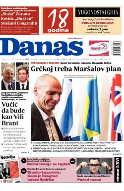 Danas - broj 6459-6460, 6. jun 2015.