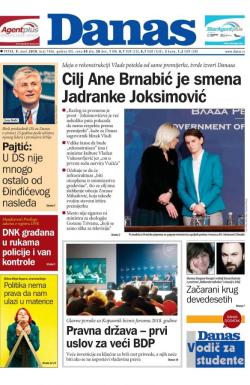 Danas - broj 7466, 9. mar 2018.
