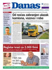 Danas - broj 6569, 24. sep 2015.