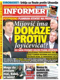 Informer CG - broj 1028, 17. sep 2015.