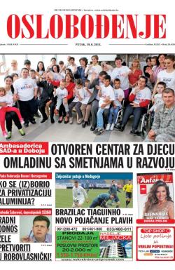 Oslobođenje - broj 24.626, 19. jun 2015.