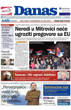 Danas - broj 5881, 5. nov 2013.