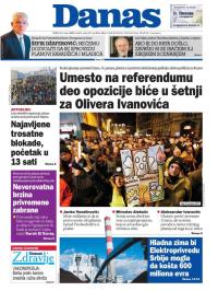 Danas - broj 8862, 3. jan 2022.
