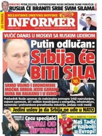 Informer - broj 1496, 27. mar 2017.