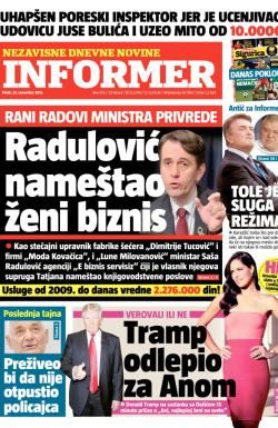 Informer - broj 475, 22. nov 2013.