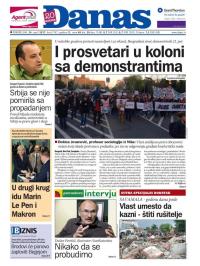 Danas - broj 7147, 24. apr 2017.