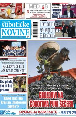 Nove Subotičke novine - broj 135, 4. okt 2019.