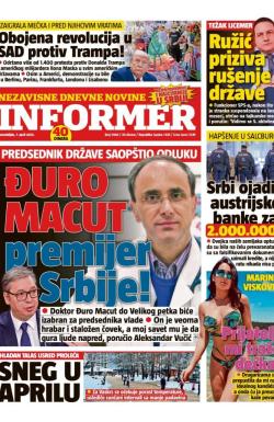 Informer - broj 3948, 7. apr 2025.