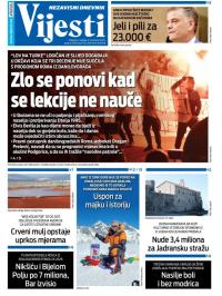 Vijesti - broj 9888, 9. nov 2025.