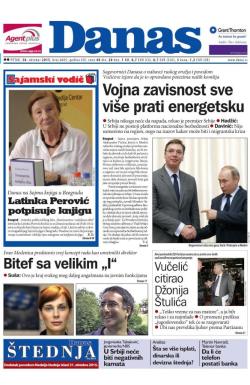 Danas - broj 6605, 30. okt 2015.