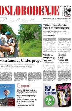 Oslobođenje - broj 28102, 27. dec 2025.
