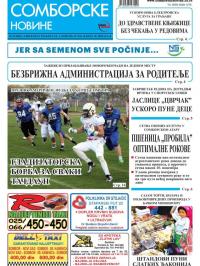 Somborske novine - broj 3254, 4. nov 2016.