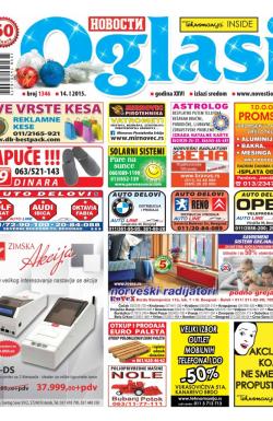 Novosti oglasi - broj 1346, 14. jan 2015.