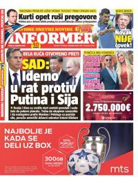 Informer - broj 3473, 15. sep 2023.