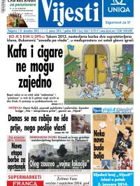 Vijesti - broj 5662, 31. dec 2013.