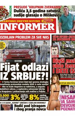 Informer - broj 1586, 13. jul 2017.