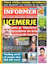Informer CG - broj 846, 12. feb 2015.