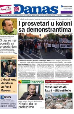 Danas - broj 7147, 24. apr 2017.