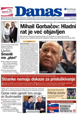 Danas - broj 6332, 30. jan 2015.