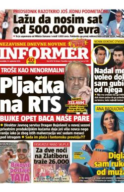 Informer - broj 3475, 18. sep 2023.
