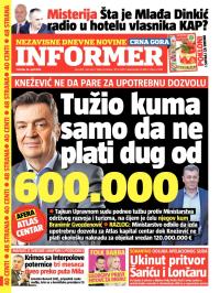 Informer CG - broj 600, 24. apr 2014.