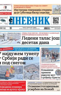 Dnevnik - broj 28311, 9. jan 2026.
