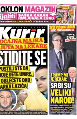 Kurir - broj 1713, 12. nov 2018.