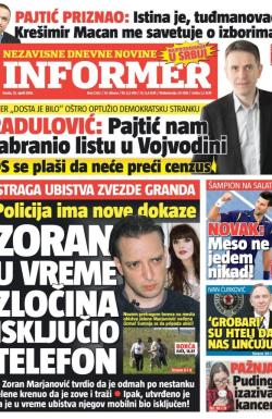 Informer - broj 1202, 13. apr 2016.