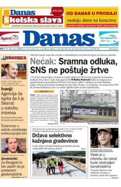 Danas - broj 7424, 26. jan 2018.