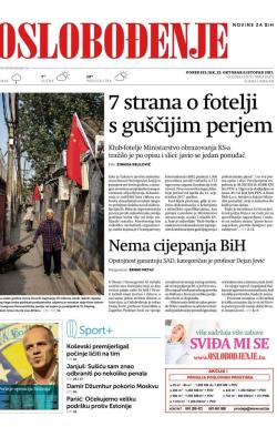 Oslobođenje - broj 25471, 23. okt 2017.