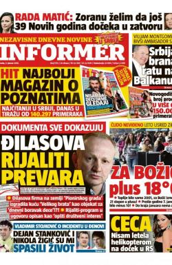 Informer - broj 1733, 3. jan 2018.
