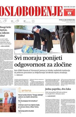 Oslobođenje - broj 26990, 13. maj 2022.