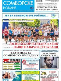 Somborske novine - broj 3283, 26. maj 2017.
