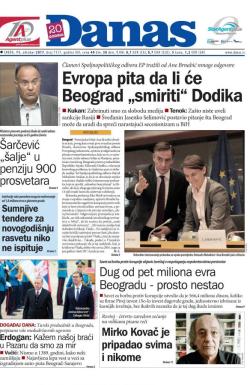 Danas - broj 7317, 11. okt 2017.