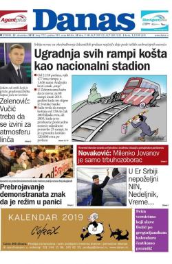 Danas - broj 7757, 25. dec 2018.