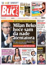 Blic - broj 6387, 22. nov 2014.