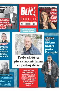 Blic - broj 8871, 7. nov 2021.