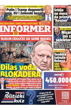 Informer - broj 4053, 11. avg 2025.