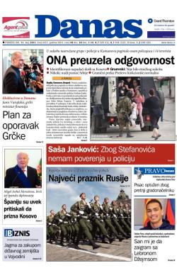 Danas - broj 6433, 11. maj 2015.