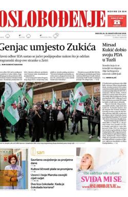 Oslobođenje - broj 25620, 25. mar 2018.