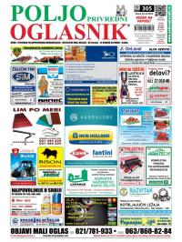 Poljoprivredni Oglasnik - broj 305, 21. okt 2015.