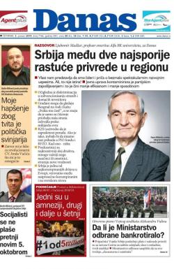 Danas - broj 7766, 3. jan 2019.
