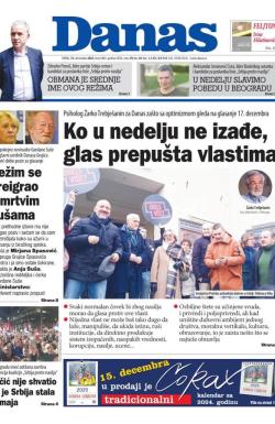 Danas - broj 9483, 13. dec 2023.