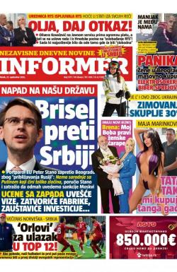 Informer - broj 3177, 27. sep 2022.