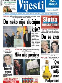 Vijesti - broj 5579, 18. nov 2013.