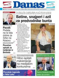 Danas - broj 7611, 1. avg 2018.